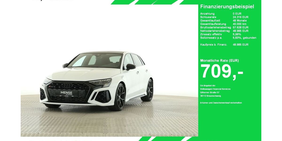 Audi RS3 66.332 km 48.985 &euro; Oelde (Stromberg) 59302