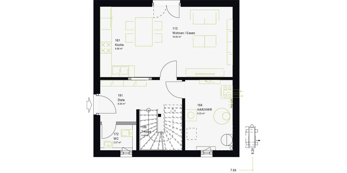 Einfamilienhaus Salzkotten - 4 Zimmer, 99 m&sup2;, 357.000&euro; | Angebot:26806279