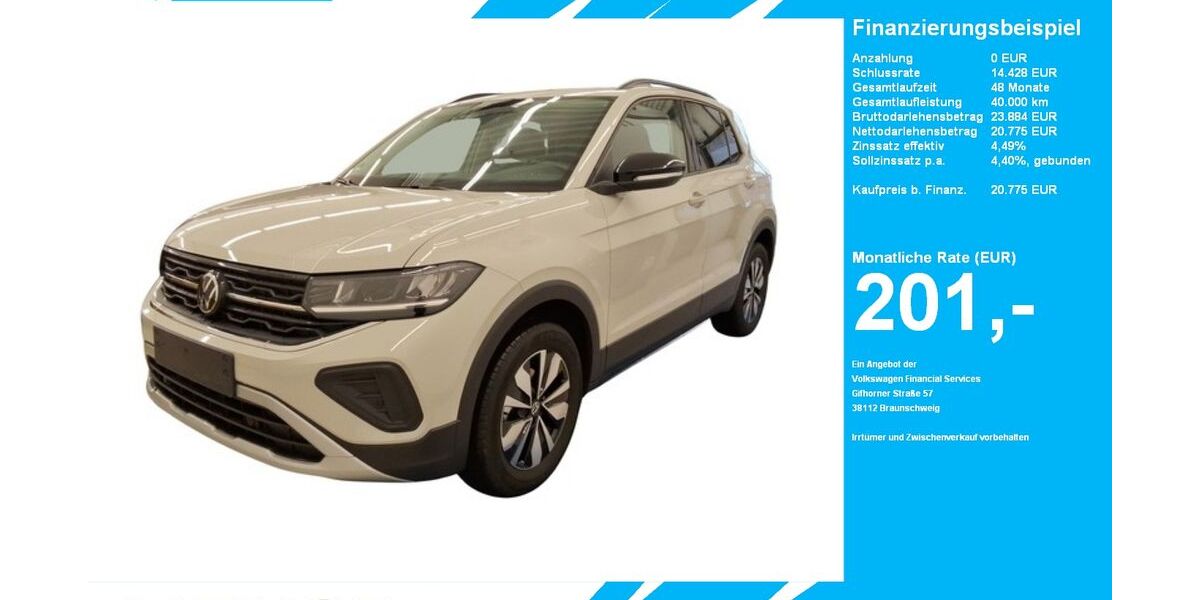 VW T-Cross 6.349 km 20.775 &euro; Gütersloh 33334