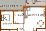 Erdgeschoßwohnung Geseke - 2 Zimmer, 74 m&sup2;, 998&euro; | Angebot:25161434