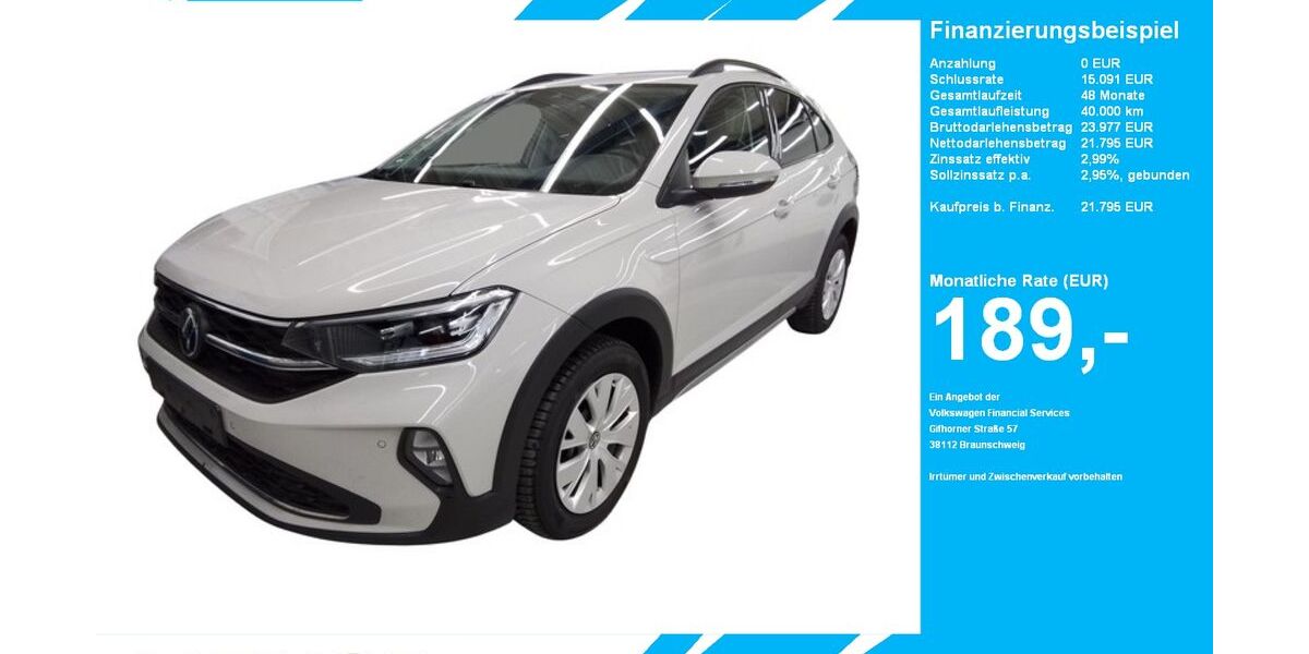 VW Taigo 2.022 km 21.795 &euro; Gütersloh 33334