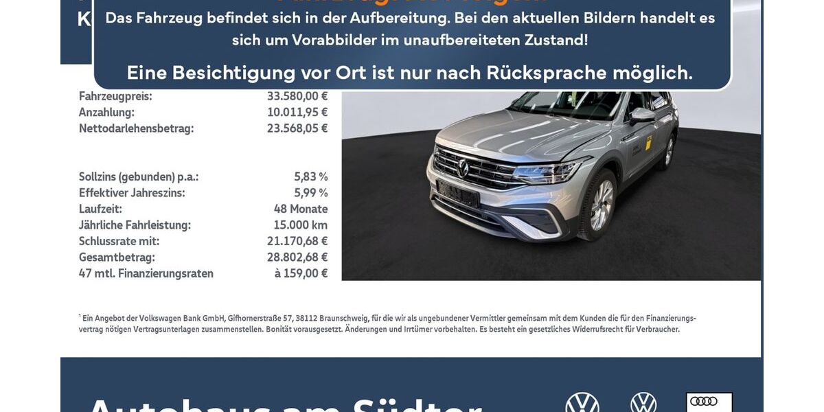 VW Tiguan Allspace 25.822 km 33.580 &euro; Rietberg 33397