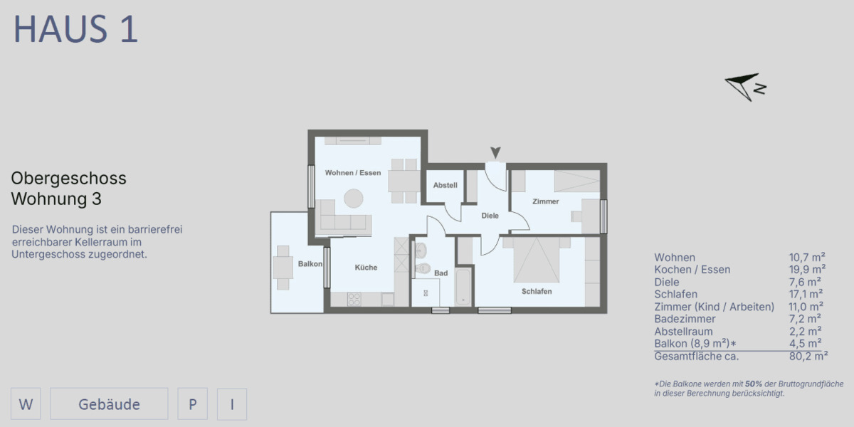 Etagenwohnung Lippstadt Kernstadt - 3 Zimmer, 322.900&euro; | Angebot:26694528