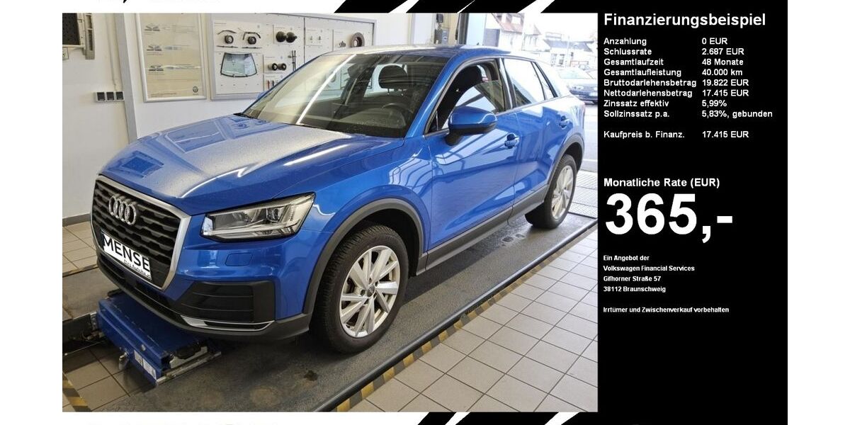 Audi Q2 49.310 km 17.415 &euro; Oelde (Stromberg) 59302