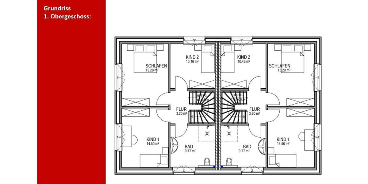 Doppelhaushälfte Oelde - 4 Zimmer, 147 m&sup2;, 497.000&euro; | Angebot:26725391