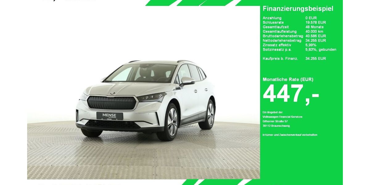 Skoda Enyaq 7.169 km 34.255 &euro; Oelde (Stromberg) 59302