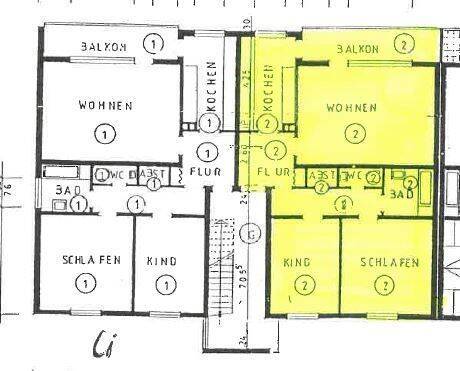 Etagenwohnung Soest Soest - 3 Zimmer, 91 m&sup2;, 240.000&euro; | Angebot:26571078