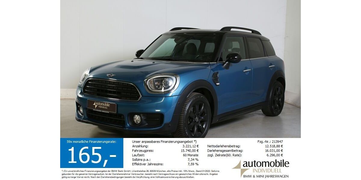 Mini Countryman D (Cooper) 126.000 km 15.720 &euro; Paderborn 33100