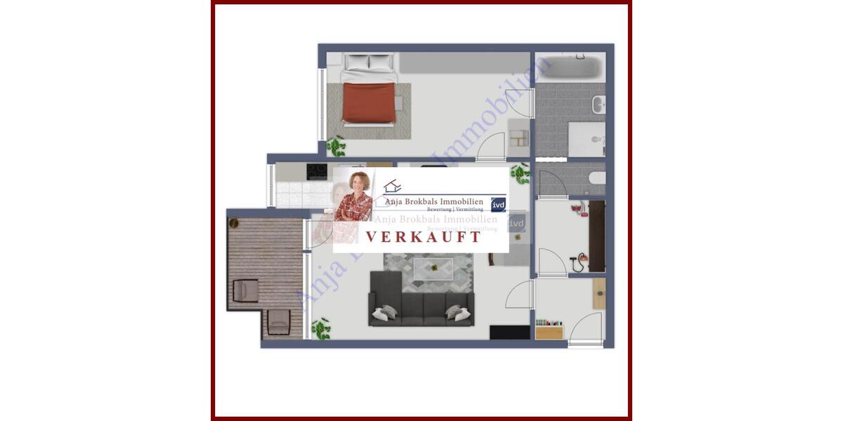 Gütersloh_bevorzugte Wohnlage Nähe Stadtpark_Loggia_ Garagenstellplatz - für Käufer provisionsfrei - 2- Gütersloh Kattenstroth | Angebot:16242386