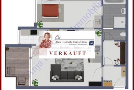 Gütersloh_bevorzugte Wohnlage Nähe Stadtpark_Loggia_ Garagenstellplatz - für Käufer provisionsfrei - Wohnung Gütersloh Kattenstroth | Angebot:16242386