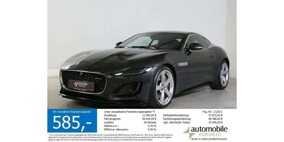 Jaguar F-Type 7.200 km 57.440 &euro; Paderborn 33100
