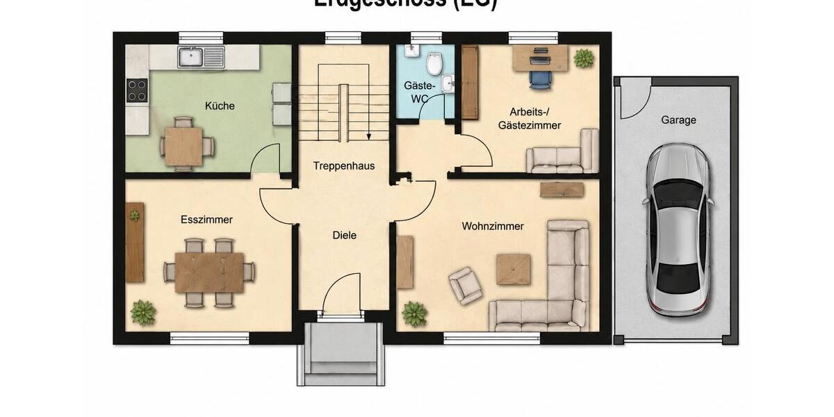 Einfamilienhaus Gütersloh Kattenstroth - 6 Zimmer, 160 m&sup2;, 380.000&euro; | Angebot:27096807