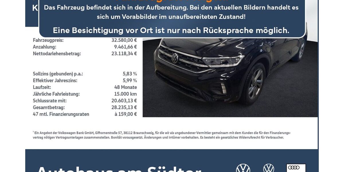 VW T-Roc 8.458 km 32.580 &euro; Rietberg 33397