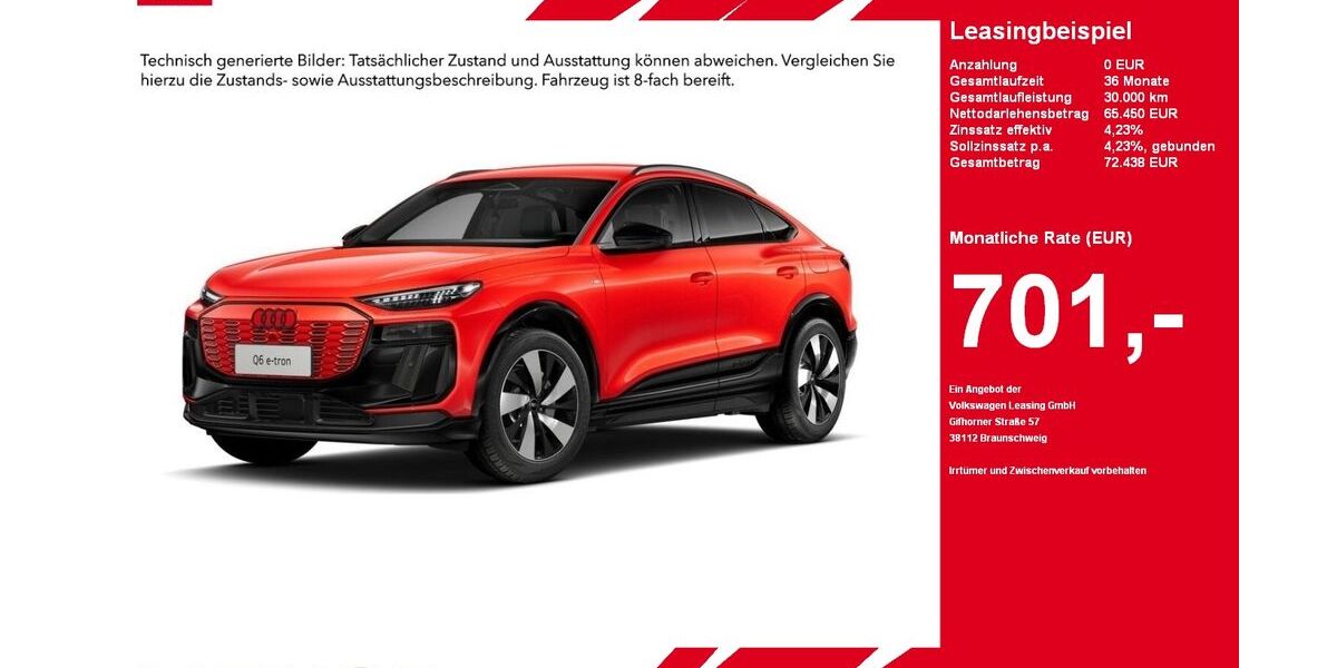 Audi Q6 e-tron 12.346 km 65.450 &euro; Gütersloh 33334