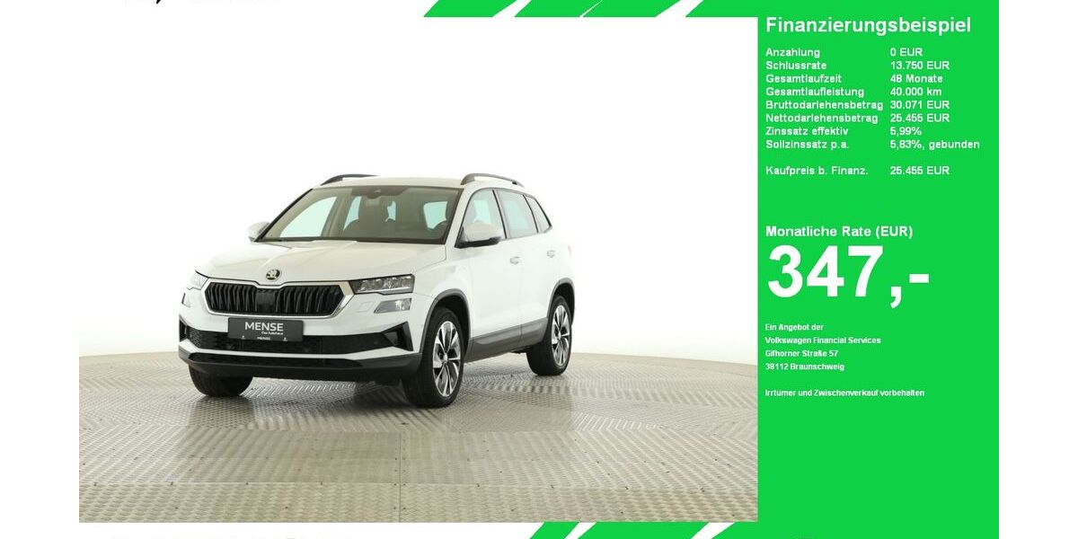 Skoda Karoq 79.037 km 25.455 &euro; Oelde (Stromberg) 59302