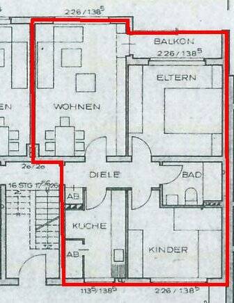 Etagenwohnung Lippstadt-Süd Kernstadt - 3 Zimmer, 68 m&sup2;, 139.900&euro; | Angebot:25736530