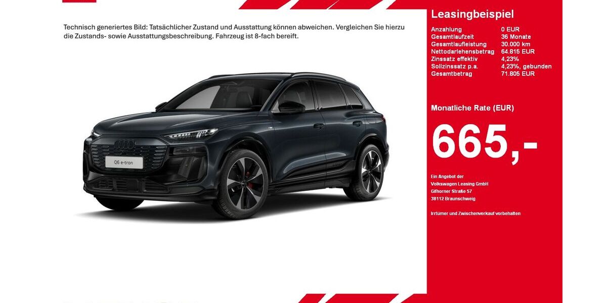 Audi Q6 e-tron 17.762 km 64.815 &euro; Gütersloh 33334