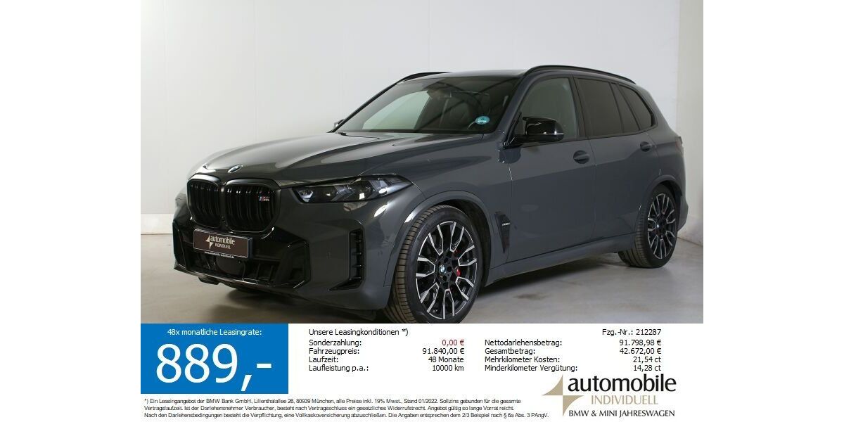 BMW X5 M60 17.990 km 91.430 &euro; Paderborn 33100