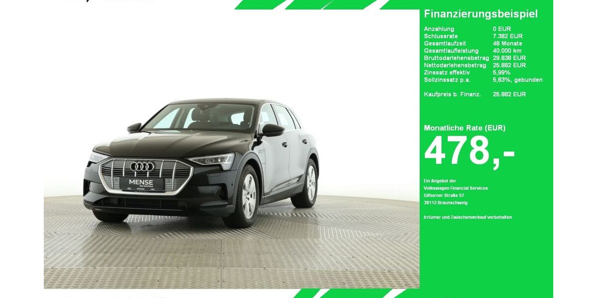 Audi e-tron 81.185 km 25.882 &euro; Oelde (Stromberg) 59302