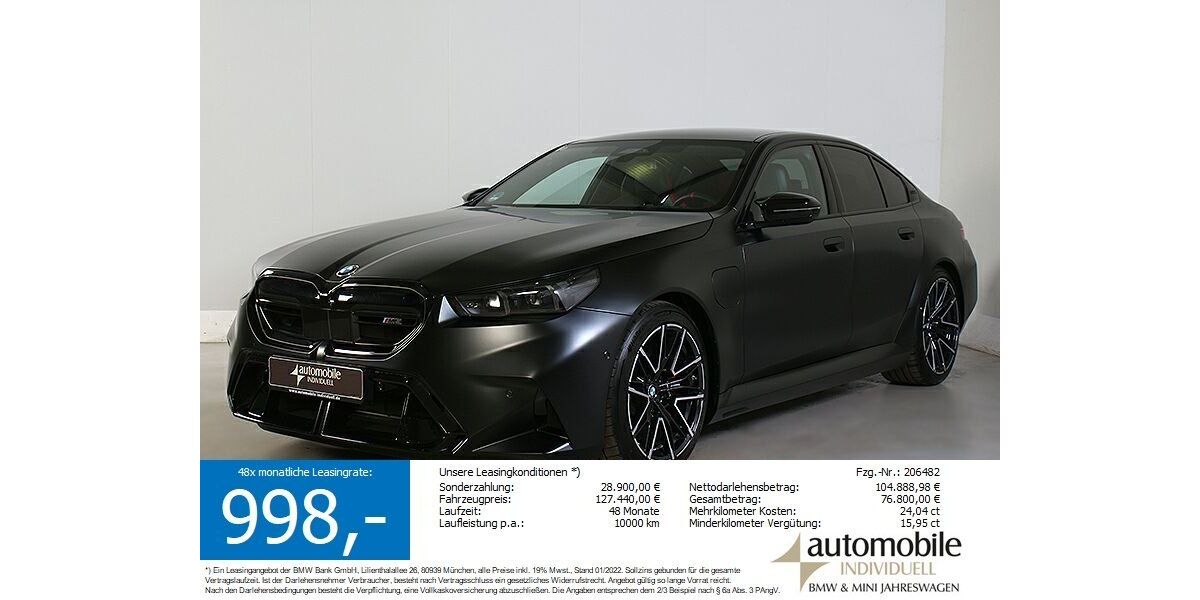 BMW M5 16.000 km 124.840 &euro; Paderborn 33100