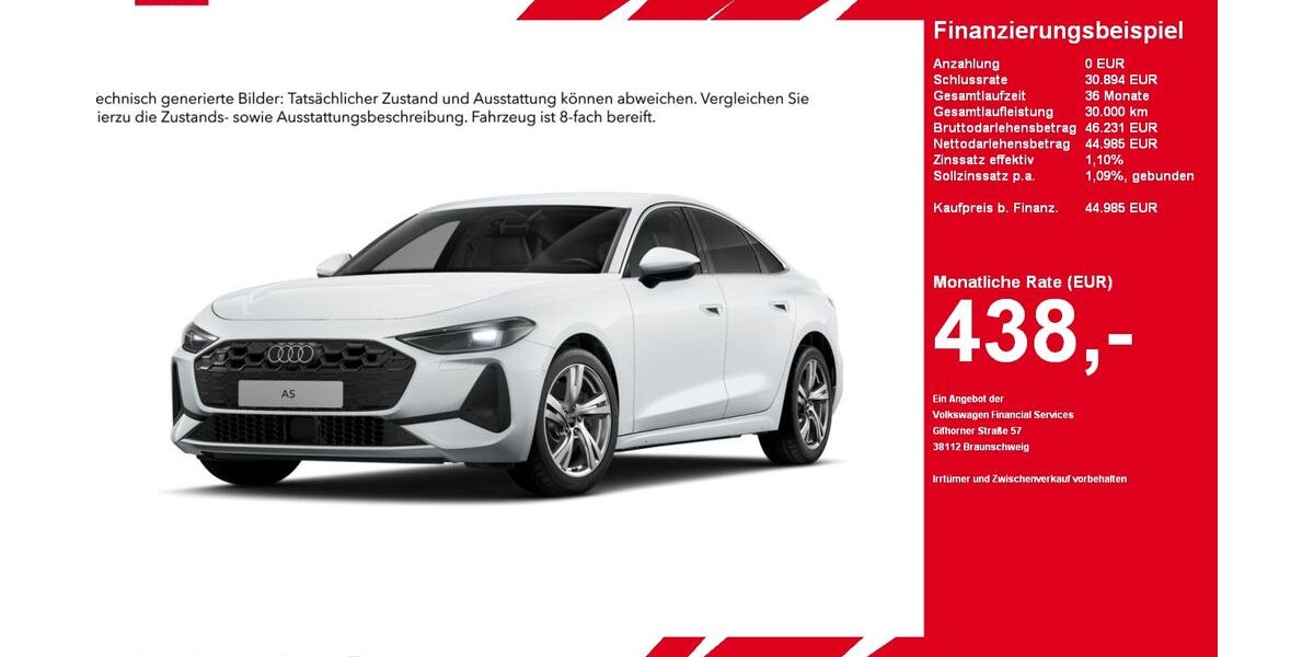 Audi A5 27.607 km 44.985 &euro; Gütersloh 33334