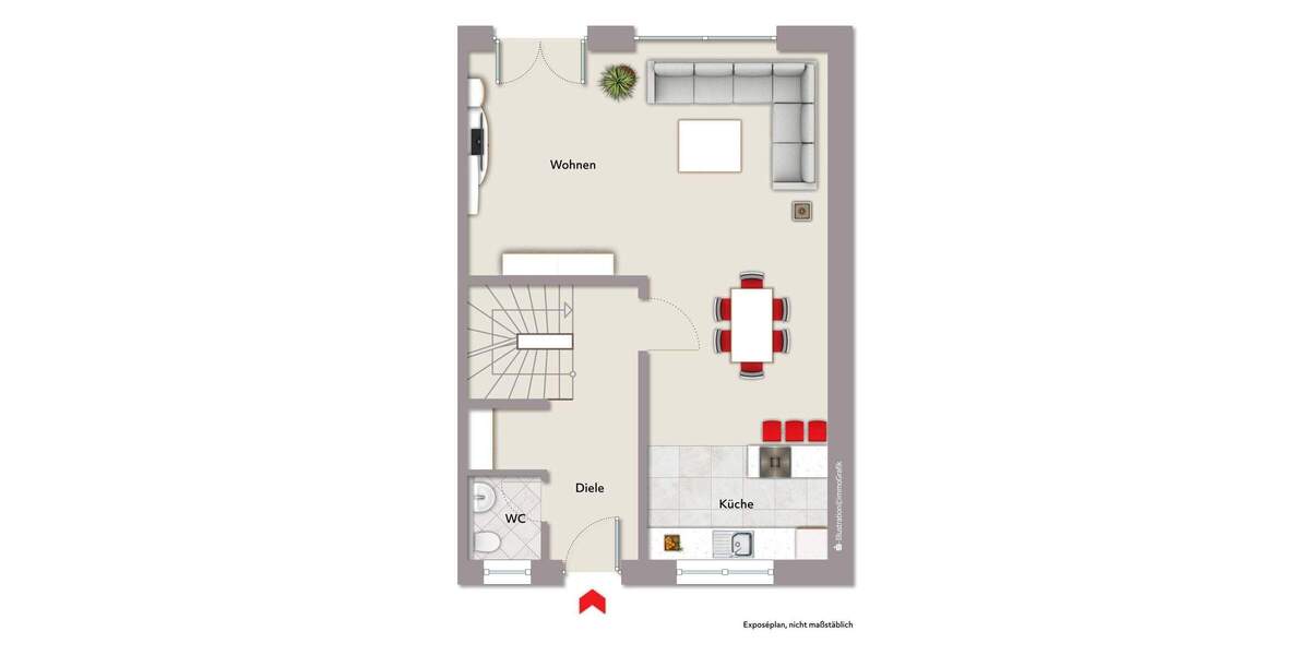 Doppelhaushälfte Langenberg - 4 Zimmer, 109 m&sup2;, 439.900&euro; | Angebot:25749106