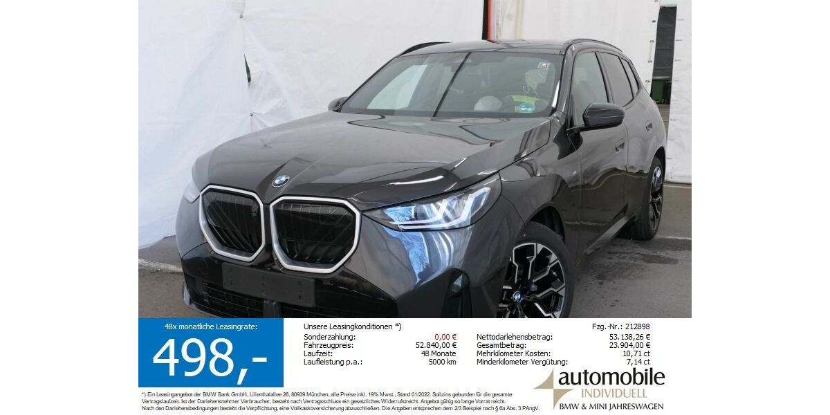 BMW X3 26.300 km 52.840 &euro; Paderborn 33100