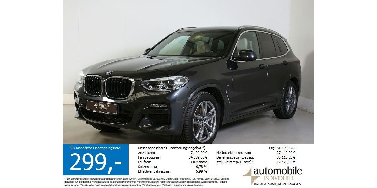 BMW X3 61.950 km 34.440 &euro; Paderborn 33100