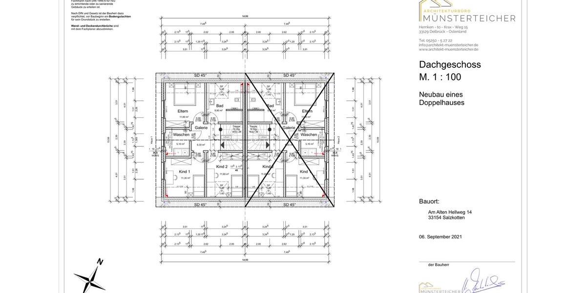 Doppelhaushälfte Salzkotten - 6 Zimmer, 138 m&sup2;, 479.000&euro; | Angebot:26116278
