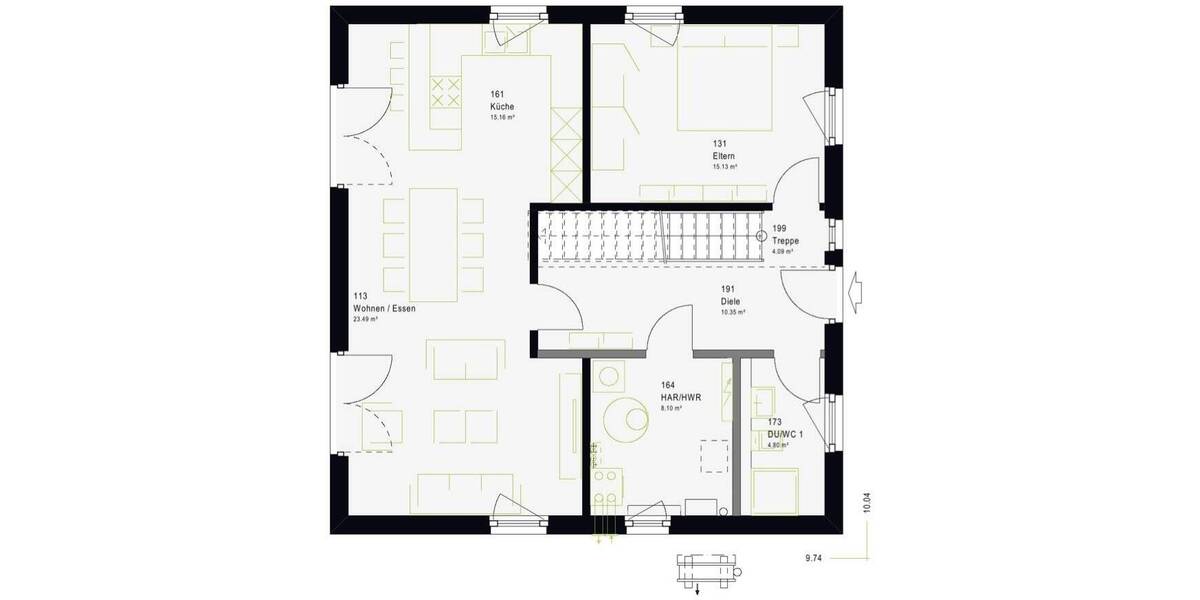 Einfamilienhaus Beckum-Neubeckum Neubeckum - 5 Zimmer, 142 m&sup2;, 439.360&euro; | Angebot:26766968