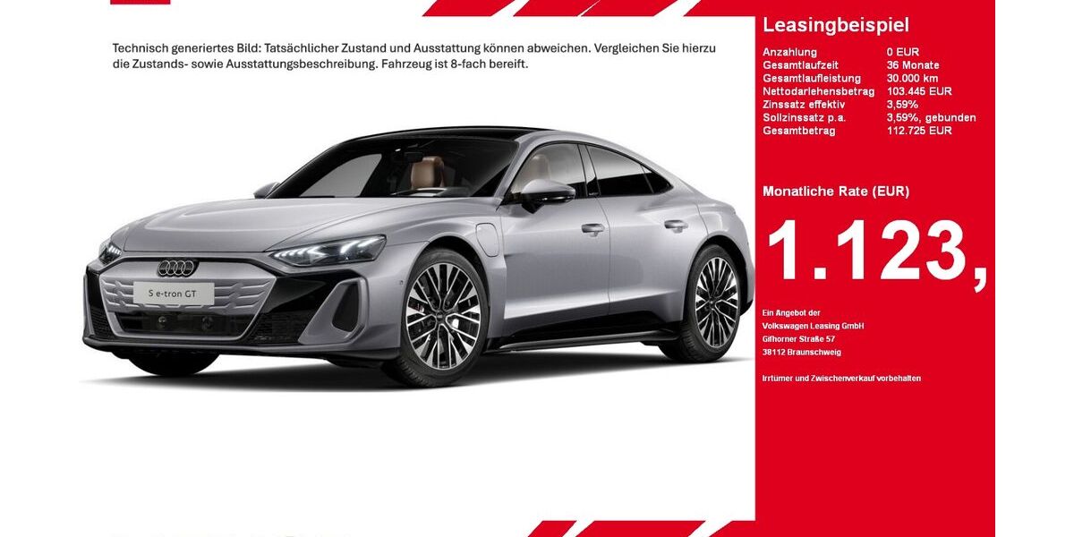 Audi e-tron GT 5.481 km 103.445 &euro; Gütersloh 33334
