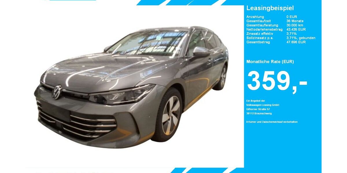 VW Passat Variant 15.092 km 43.435 &euro; Gütersloh 33334