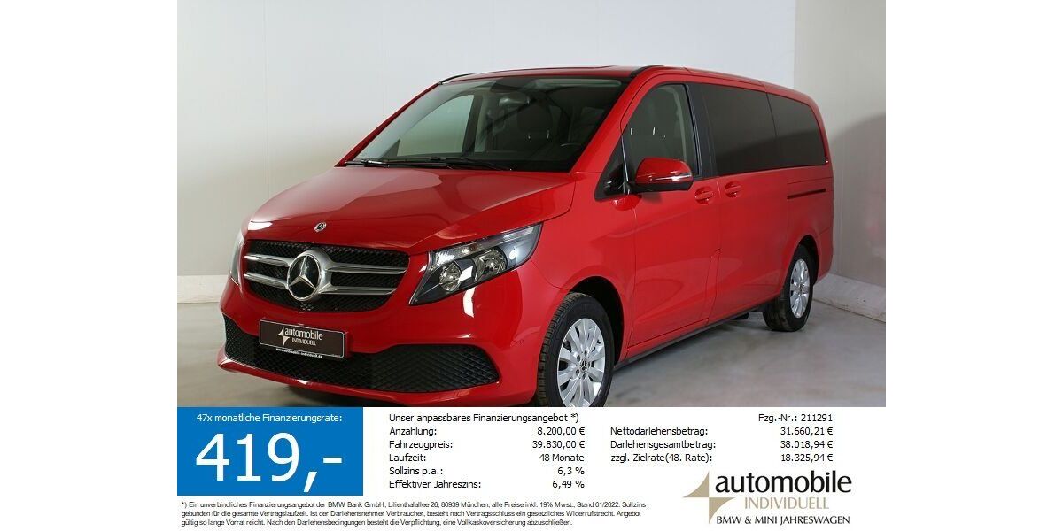 Mercedes-Benz V 220 74.000 km 39.430 &euro; Paderborn 33100