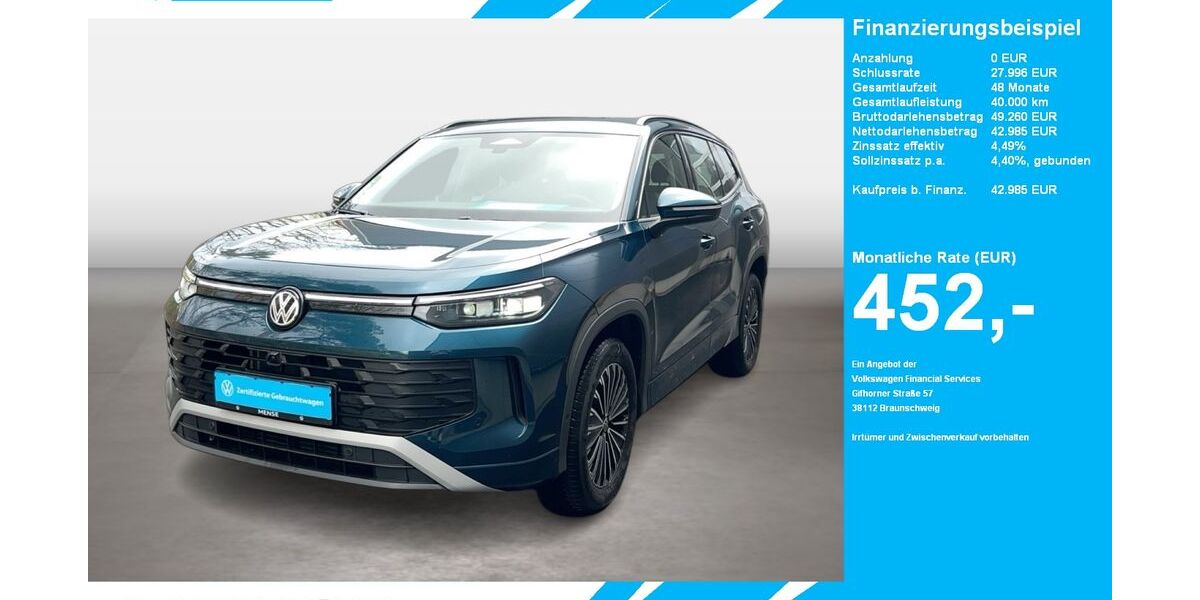 VW Tayron 25.586 km 42.985 &euro; Gütersloh 33334