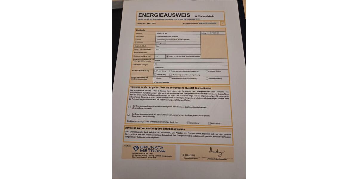 Reihenhaus Salzkotten - 4 Zimmer, 110 m&sup2;, 349.000&euro; | Angebot:26007699