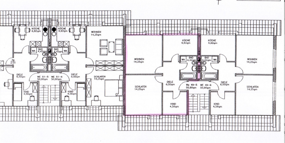 Etagenwohnung Paderborn Elsen - 3 Zimmer, 50 m&sup2;, 118.000&euro; | Angebot:25682066