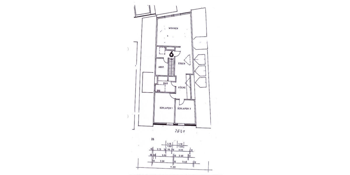 Etagenwohnung Rietberg - 3 Zimmer, 83 m&sup2;, 511&euro; | Angebot:25748348