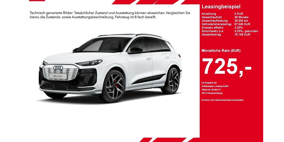 Audi Q6 e-tron 22.397 km 67.945 &euro; Gütersloh 33334