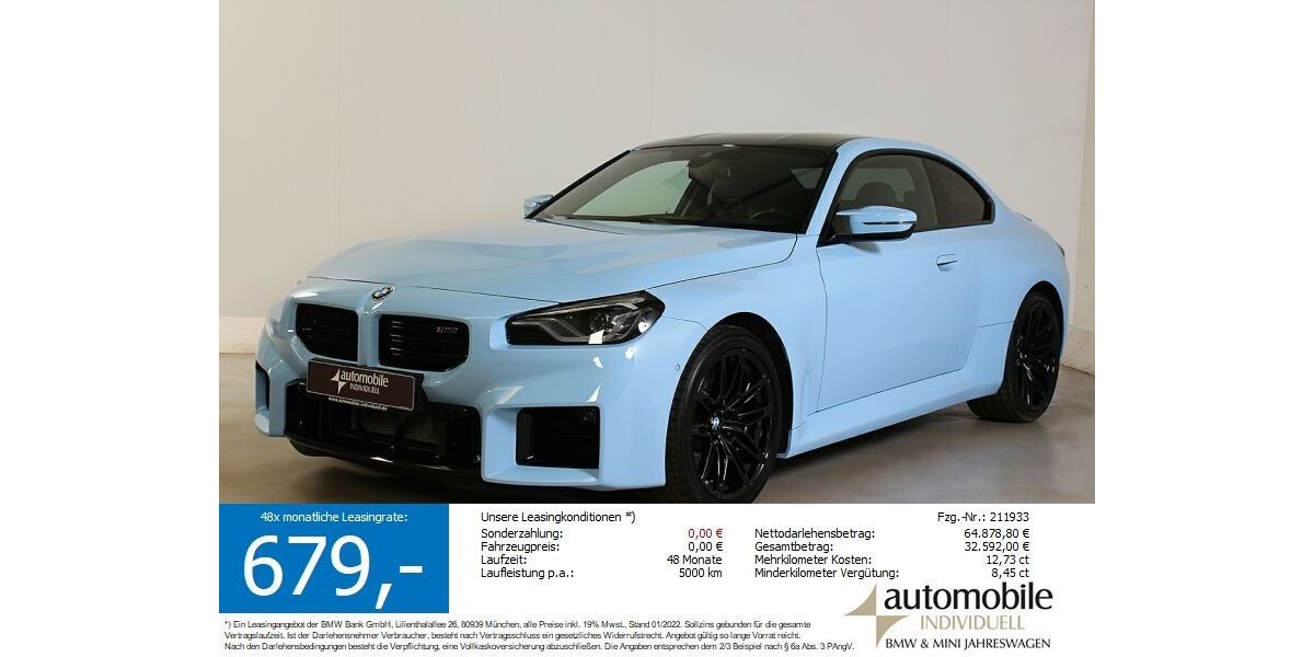 BMW M2 1.950 km 65.440 &euro; Paderborn 33100