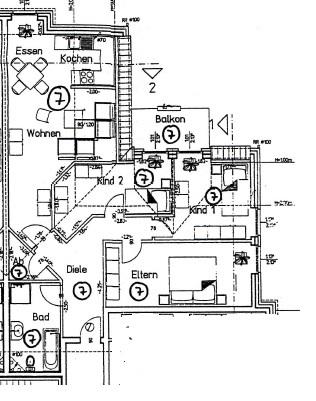 Dachgeschoßwohnung Paderborn Univiertel - 4 Zimmer, 94 m&sup2;, 1.080&euro; | Angebot:26505219