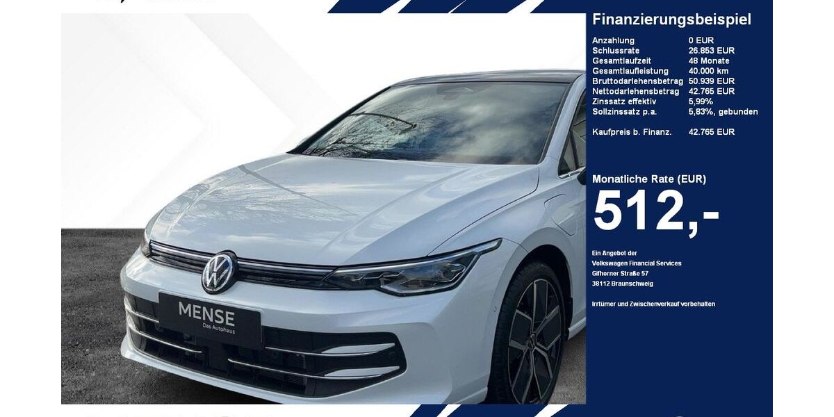 VW Golf 6.000 km 42.765 &euro; Gütersloh 33334