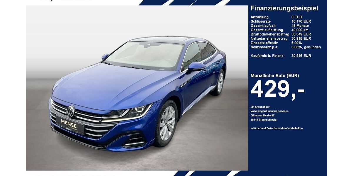 VW Arteon 44.949 km 30.815 &euro; Gütersloh 33334