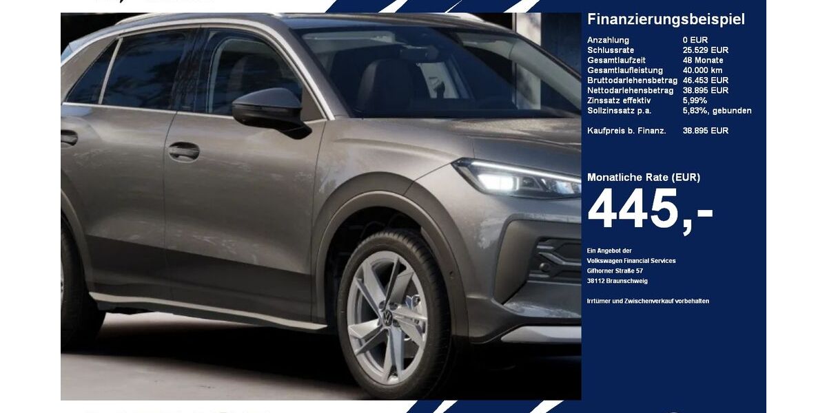 VW T-Roc 2.500 km 38.895 &euro; Gütersloh 33334