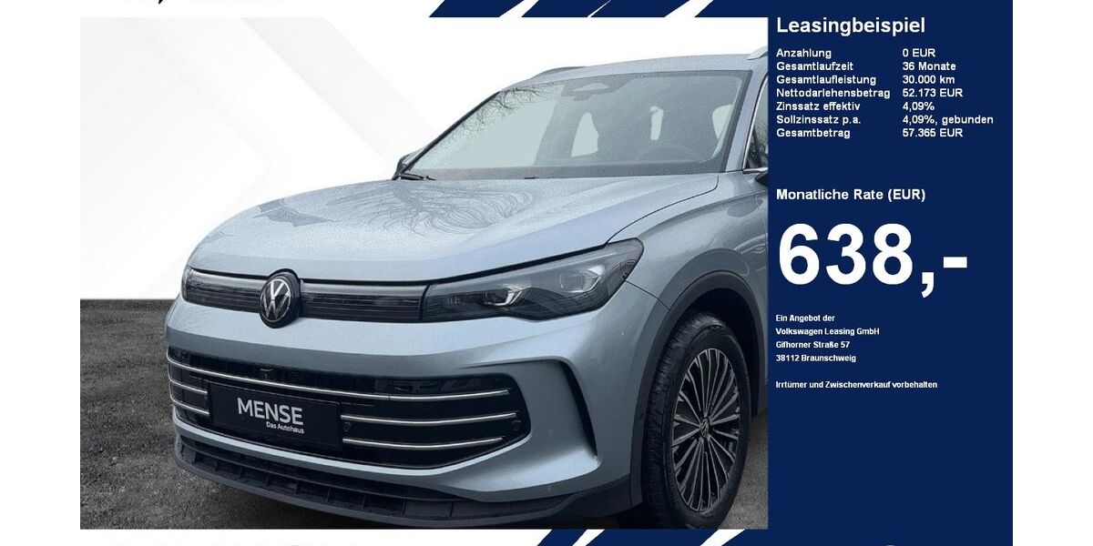 VW Tiguan 2.500 km 44.785 &euro; Gütersloh 33334