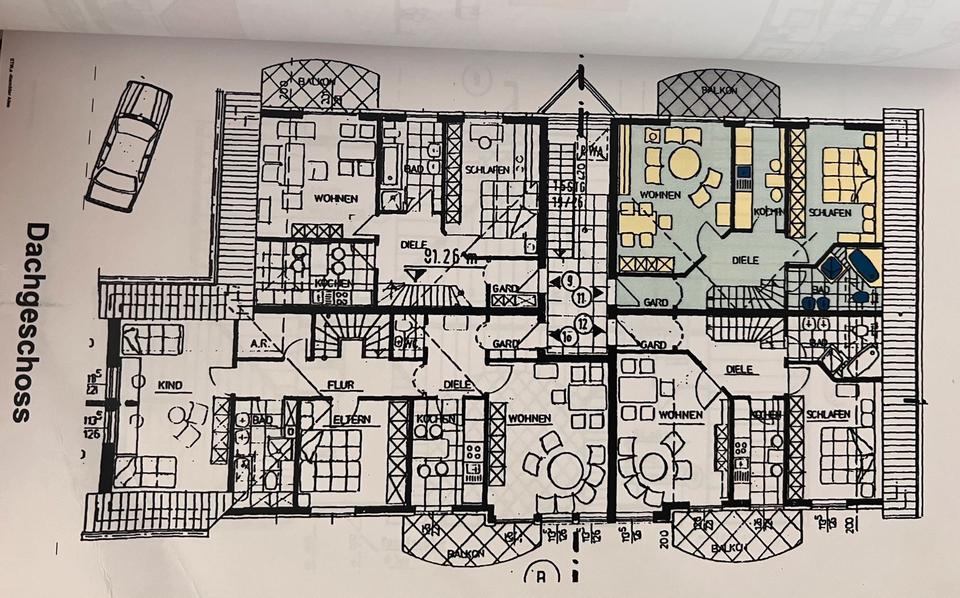 Dachgeschoßwohnung Lippstadt - 3 Zimmer, 61 m&sup2;, 178.000&euro; | Angebot:26993450