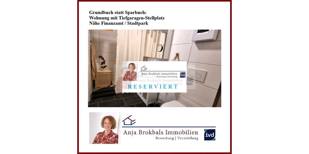 Grundbuch statt Sparbuch: ETW mit Tiefgaragenstellplatz Nähe Stadtpark - für Käufer provisionsfrei - 2- Gütersloh Kattenstroth | Angebot:25381825