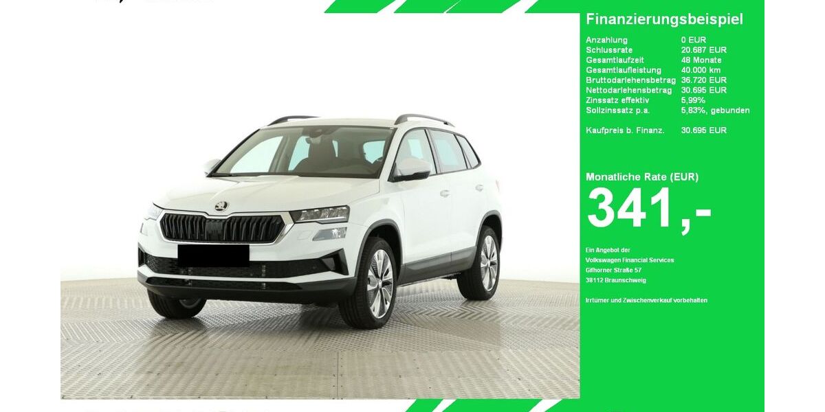Skoda Karoq 18.850 km 30.695 &euro; Oelde (Stromberg) 59302