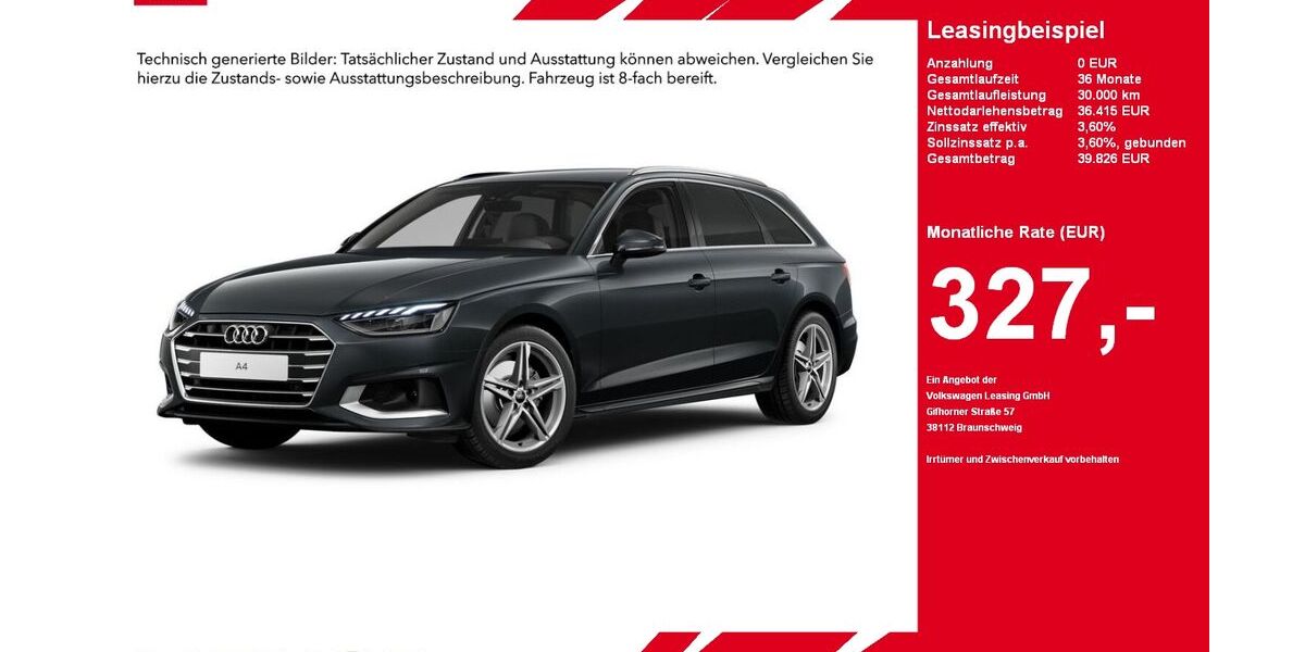 Audi A4 16.720 km 36.415 &euro; Gütersloh 33334