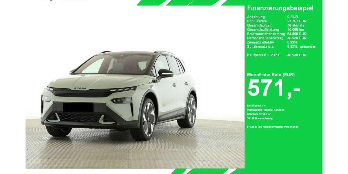 Skoda Elroq 22.000 km 45.930 &euro; Oelde (Stromberg) 59302