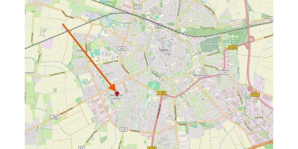 Mehrfamilienhaus, Wohnhaus Soest Belgisches Viertel - 5 Zimmer, 137 m&sup2;, 570.000&euro; | Angebot:25678850